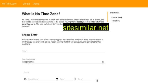 notime.zone alternative sites